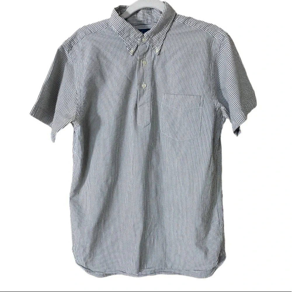 Ralph Lauren seersucker front pocket shirt m